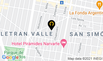 Mapa de Banquetes Extelarys en Ciudad de Mexico