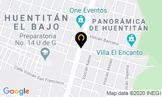 Mapa de Banquetes Garcia Gdl en Guadalajara