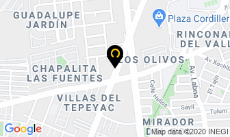 Mapa de Barros Tepatitlan Y Canteras en Zapopan