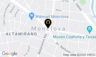 Mapa de Basculas Sepesa en Monclova