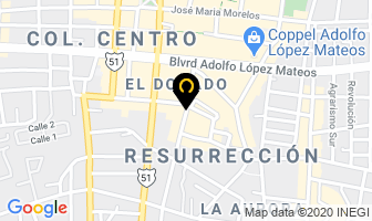 Mapa de Bazar El Oferton en Celaya