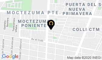 Mapa de Be Natural en Zapopan