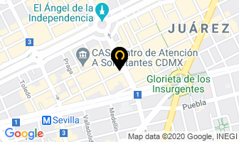 Mapa de Beauty Factory en Ciudad de Mexico