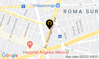Mapa de Bermudez Abogados en Ciudad de Mexico