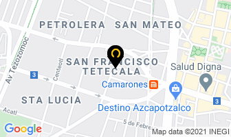 Mapa de Betta Sistemas Acusticos S.a. De C.v. en Ciudad de Mexico