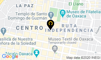 Mapa de Bibani Spa Masajes&belleza en Oaxaca de Juárez