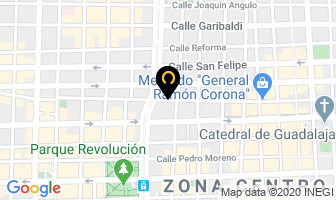 Mapa de Bienes Raices en Guadalajara