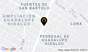 Mapa de Bienes Raices Angelopolis en Puebla