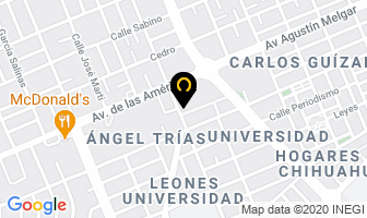 Mapa de Bienes Raices Jj en Chihuahua