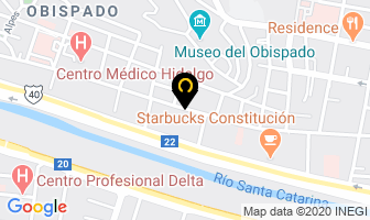 Mapa de Bioclinsa en Monterrey