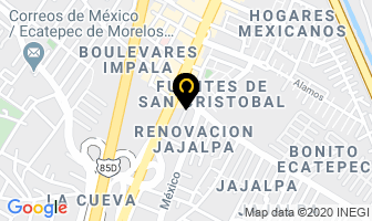 Mapa de Biogal en Ecatepec de Morelos
