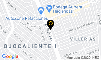 Mapa de Birrieria Martinez en Aguascalientes