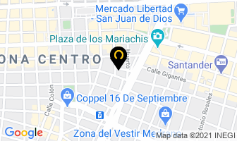 Mapa de Blancos Caas en Guadalajara
