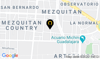 Mapa de Blue Print en Guadalajara