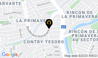Mapa de Bombas Y Control De Fluidos S.a. De C.v. en Monterrey