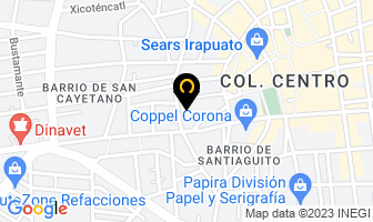 Mapa de Bombas Y Mquinaria Suarez en Irapuato