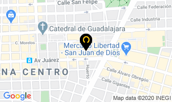 Mapa de Boneteria Lucy en Guadalajara