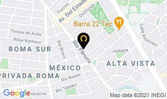 Mapa de Bonkey Sushi en Monterrey