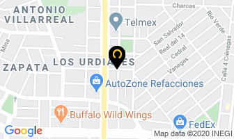 Mapa de Bordacolor Publicidad en Monterrey