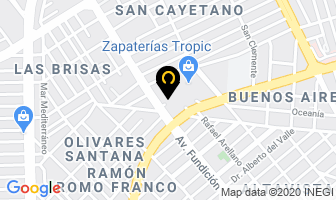 Mapa de Bordados Plaza San Marcos en Aguascalientes