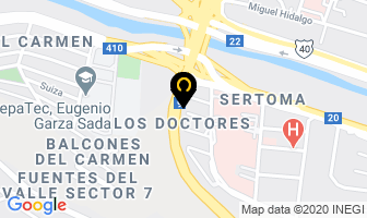 Mapa de Boston Medical Group en Monterrey