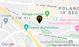 Mapa de Bottiglia - Ristorante Bar en Ciudad de Mexico