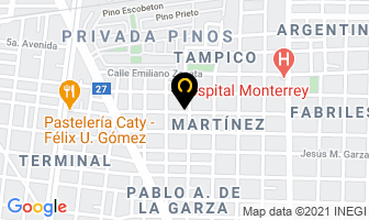 Mapa de Brb Del Norte, S.a. De C.v. en Monterrey