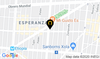 Mapa de Bridgestone en Ciudad de Mexico