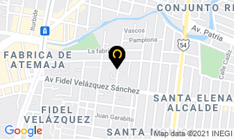 Mapa de Brincolines Cindy en Guadalajara