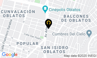 Mapa de Brincolines Ulises en Guadalajara