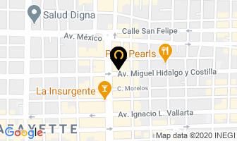 Mapa de Britanica Bookstore en Guadalajara