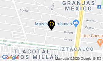 Mapa de Broadway Playeras Y Cachuchas S.a. De C.v. en Ciudad de Mexico