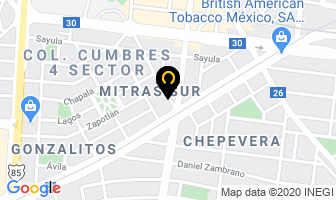 Mapa de Bufete Villarreal Viera S.c. en Monterrey