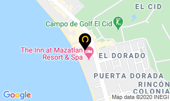 Mapa de Bungalows San Luis en Mazatlán