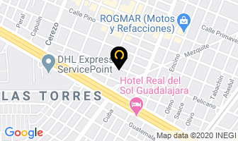 Mapa de Caasa Aluminio Accesorios en Guadalajara