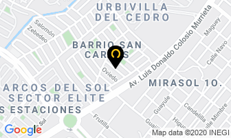 Mapa de Cabrera en Monterrey