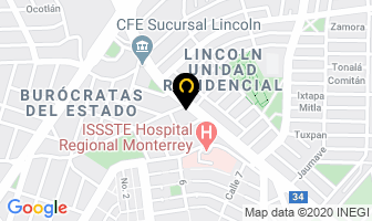 Mapa de Cadena Comercial Oxxo S.a. De C.v. en Monterrey