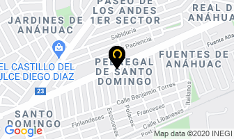 Mapa de Cadillac Clinica Automotriz en Monterrey