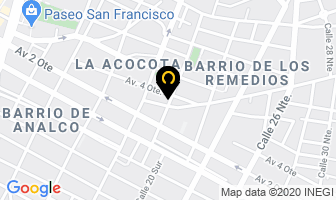Mapa de Cafe San Lorenzo en Puebla