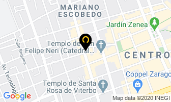 Mapa de Cafetería La Duquesa en Santiago De Querétaro