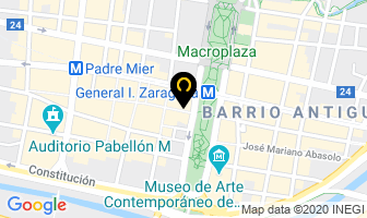 Mapa de Caja Buenos Aires Scl en Monterrey
