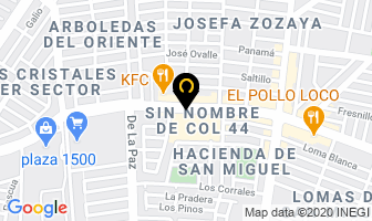 Mapa de Caja Popular Mexicana en Guadalupe