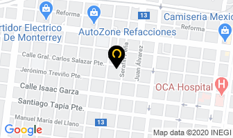 Mapa de Cajas Fuertes Mosler en Monterrey