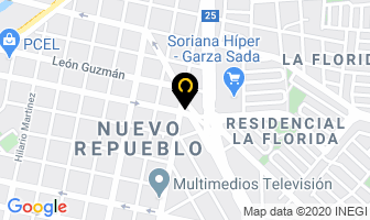 Mapa de Cajas Y Empaques en Monterrey