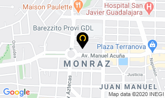 Mapa de California Closets en Guadalajara