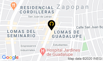 Mapa de Canama Club en Zapopan