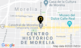 Mapa de Cantera Diez Hotel Boutique en Morelia