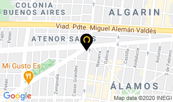 Mapa de Cantina La Reforma en Ciudad de Mexico