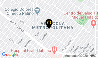 Mapa de Capamet en Ciudad de Mexico