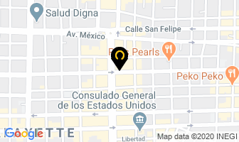 Mapa de Capillas Amor Eterno en Guadalajara